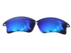 Galaxylense replacement for Oakley Fast Jacket XL Blue